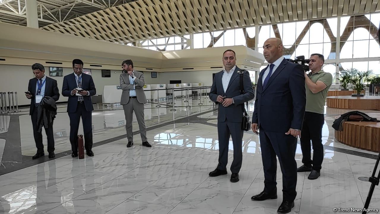 Representatives of world's leading think tanks get acquainted with Azerbaijan's Fuzuli airport (PHOTO)