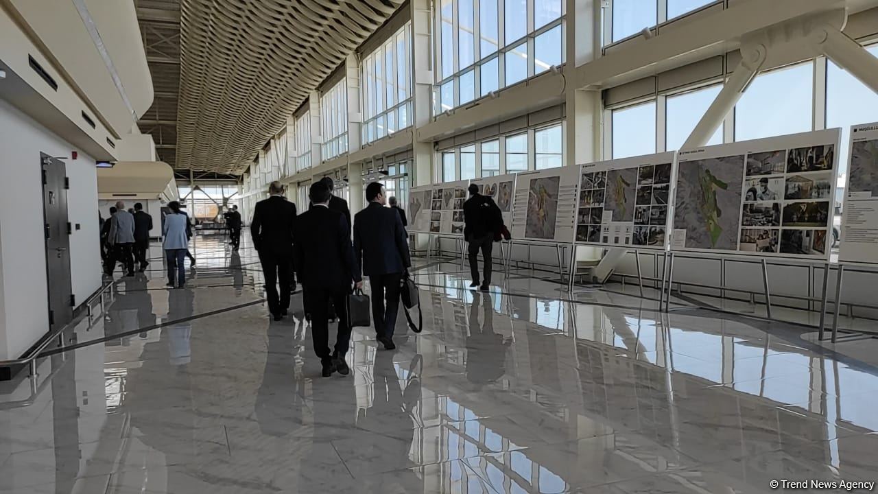 Representatives of world's leading think tanks get acquainted with Azerbaijan's Fuzuli airport (PHOTO)