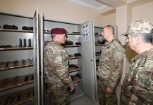 Президент Азербайджана, Верховный главнокомандующий Вооруженными силами Ильхам Алиев посетил Н-скую воинскую часть Сил спецназа минобороны (ФОТО/ВИДЕО)