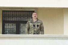 Президент Азербайджана, Верховный главнокомандующий Вооруженными силами Ильхам Алиев посетил Н-скую воинскую часть Сил спецназа минобороны (ФОТО/ВИДЕО)