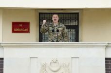 Президент Азербайджана, Верховный главнокомандующий Вооруженными силами Ильхам Алиев посетил Н-скую воинскую часть Сил спецназа минобороны (ФОТО/ВИДЕО)