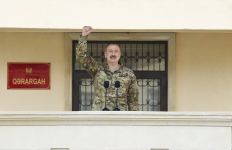 Президент Азербайджана, Верховный главнокомандующий Вооруженными силами Ильхам Алиев посетил Н-скую воинскую часть Сил спецназа минобороны (ФОТО/ВИДЕО)