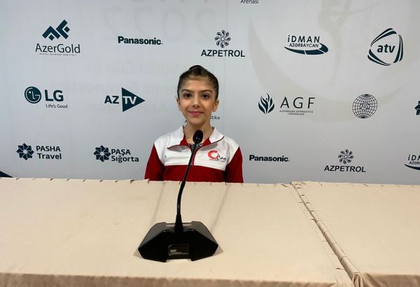 Silver medalist of Baku Rhythmic Gymnastics Championship talks her dream of representing Azerbaijan at int'l competitions