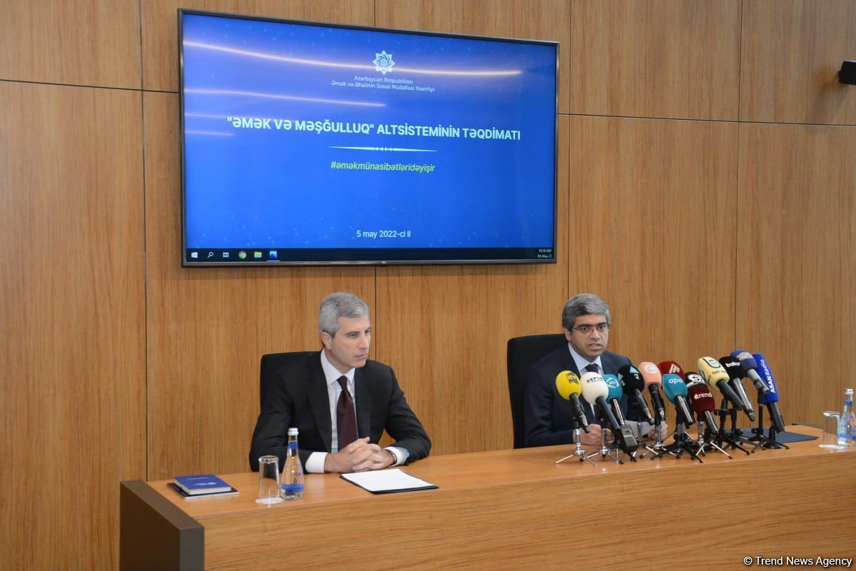 Минтруда Азербайджана запустило подсистему «Трудовые отношения и занятость» (ФОТО)