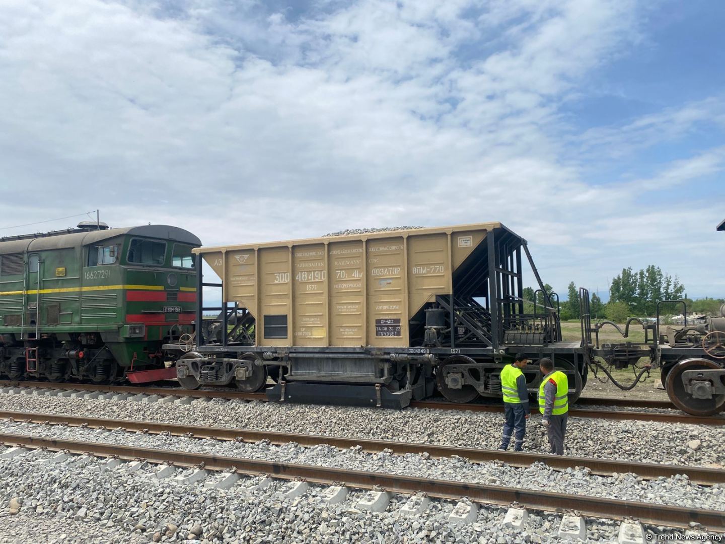 Назван объем выполненных работ по строительству железной дороги Барда-Агдам (ФОТО)