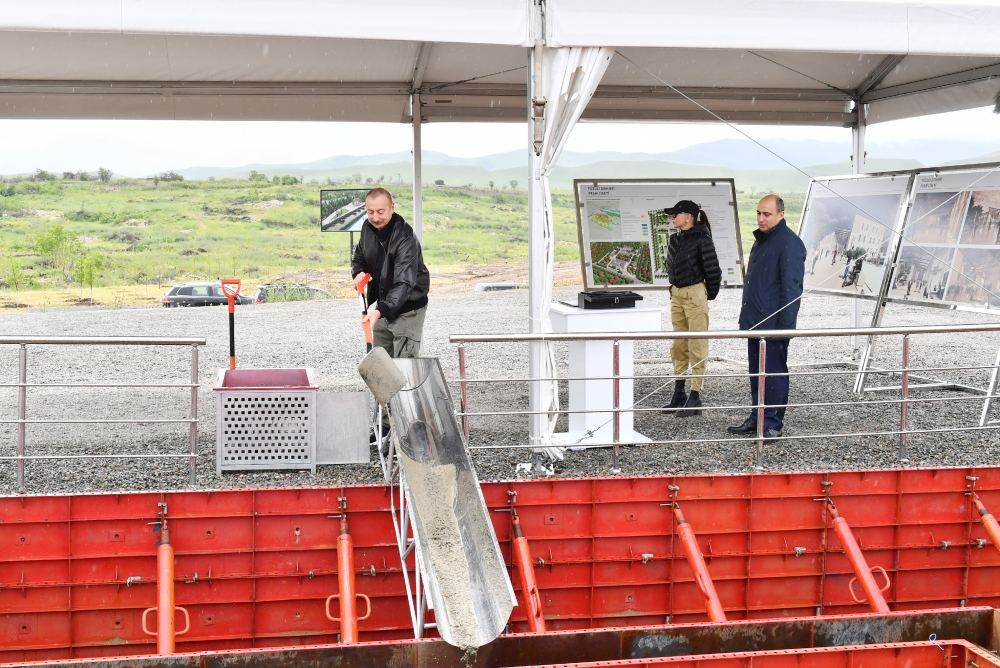President Ilham Aliyev, First Lady Mehriban Aliyeva visit Fuzuli district (PHOTO)
