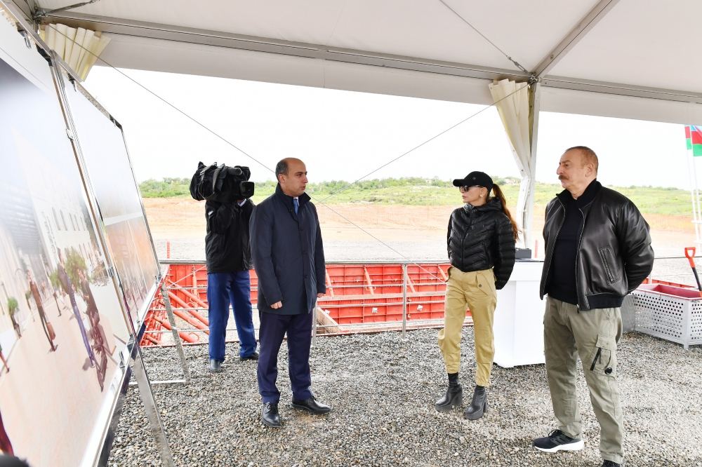 President Ilham Aliyev, First Lady Mehriban Aliyeva visit Fuzuli district (PHOTO)