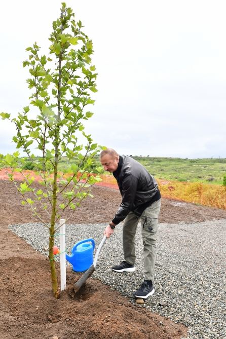 President Ilham Aliyev, First Lady Mehriban Aliyeva visit Fuzuli district (PHOTO)