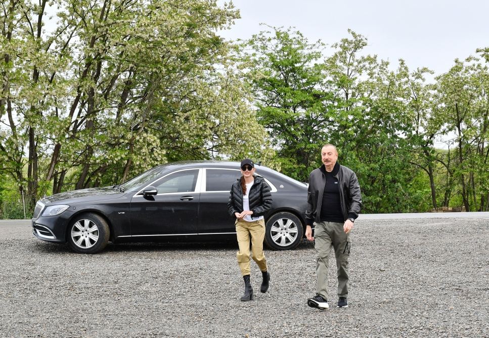 President Ilham Aliyev, First Lady Mehriban Aliyeva visit Fuzuli district (PHOTO)