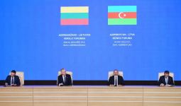 President Ilham Aliyev, President of Lithuania attend Azerbaijan-Lithuania business forum (PHOTO/VIDEO)