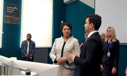 В Азербайджанском государственном экономическом университете состоялось открытие аудитории имени классика литовской литературы Винцаса Креве-Мицкявичюса (ФОТО)