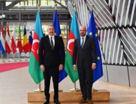 President Ilham Aliyev held one-on-one meeting with President of European Council Charles Michel (PHOTO/VIDEO)