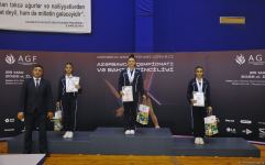 Награждены победители Чемпионата Азербайджана и Первенства Баку по аэробной гимнастике в возрастных категориях "пре-юниоры" и "юниоры" (ФОТО)