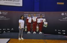 Награждены победители Чемпионата Азербайджана и Первенства Баку по аэробной гимнастике в возрастных категориях "пре-юниоры" и "юниоры" (ФОТО)