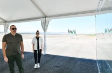 Президент Ильхам Алиев и Первая леди Мехрибан Алиева совершили поездку в Физулинский, Джебраильский и Зангиланский районы (ФОТО)