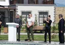 Президент Ильхам Алиев и Первая леди Мехрибан Алиева приняли участие в церемонии открытия первого этапа проекта «Умное село» в Зангиланском районе (ФОТО/ВИДЕО)