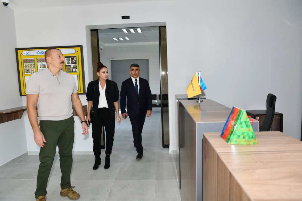 Президент Ильхам Алиев и Первая леди Мехрибан Алиева приняли участие в церемонии открытия первого этапа проекта «Умное село» в Зангиланском районе (ФОТО/ВИДЕО)