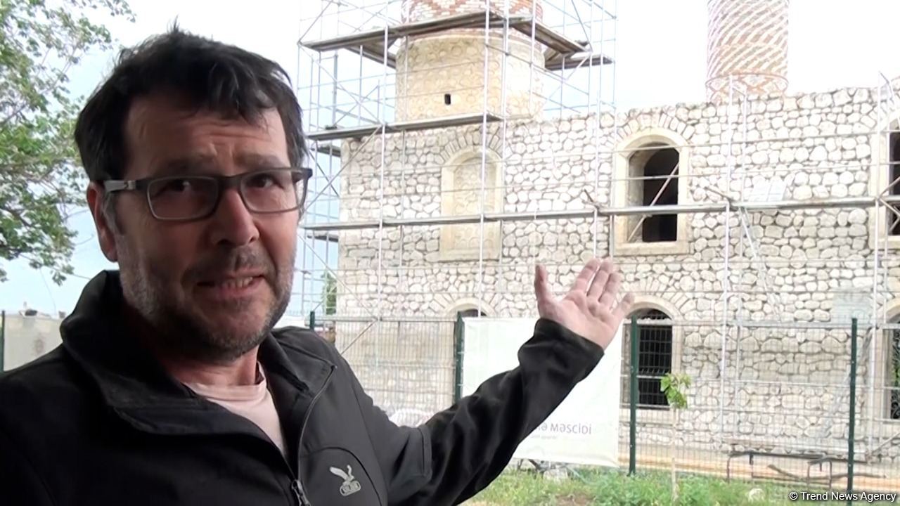 В агдамской Джума-мечети начались ремонтно-восстановительные работы - репортаж Trend TV (ФОТО)