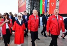 Presidents Ilham Aliyev and Recep Tayyip Erdogan attend TEKNOFEST Azerbaijan festival in Baku (PHOTO/VIDEO)
