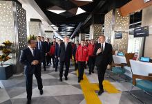 Президенты Азербайджана и Турции приняли участие в открытии Бакинского центра ASAN xidmət номер 7 и центра Bilim Bakı (ФОТО)