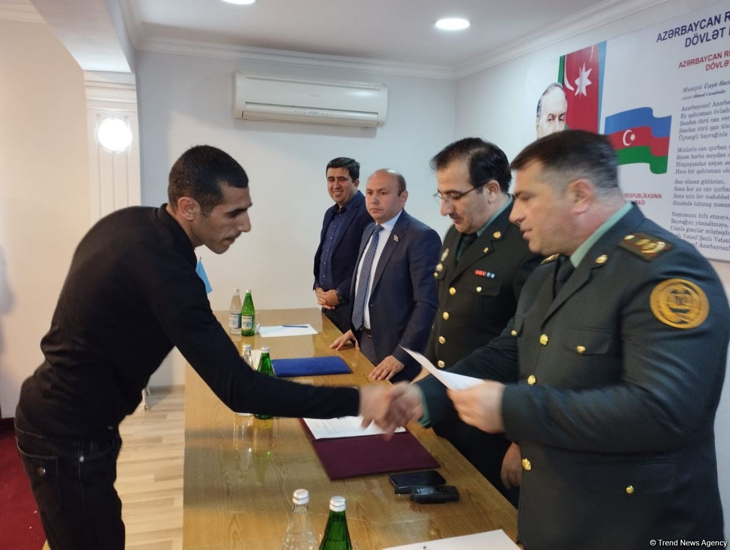 В исправительном учреждении №11 минюста Азербайджана распоряжение о помиловании коснулось 7 осужденных (ФОТО)