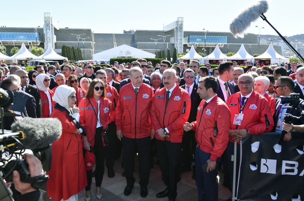 Presidents Ilham Aliyev and Recep Tayyip Erdogan attend TEKNOFEST Azerbaijan festival in Baku (PHOTO/VIDEO)