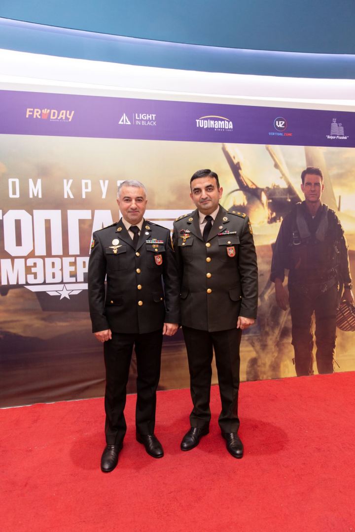Герои-пилоты Карабахской войны приняли участие в премьере фильма с участием Тома Круза (ВИДЕО, ФОТО)