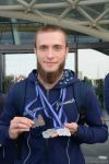 Азербайджанские гимнасты привезли в Баку из Италии медали Чемпионата Европы (ФОТО)