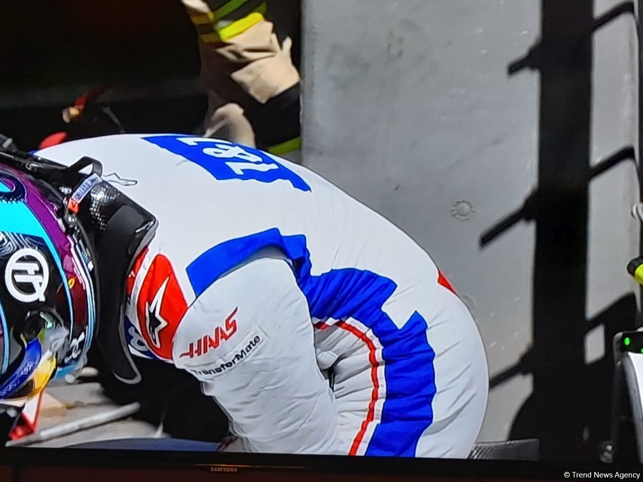 First accident takes place at 2022 Formula 1 Azerbaijan Grand Prix (PHOTO)