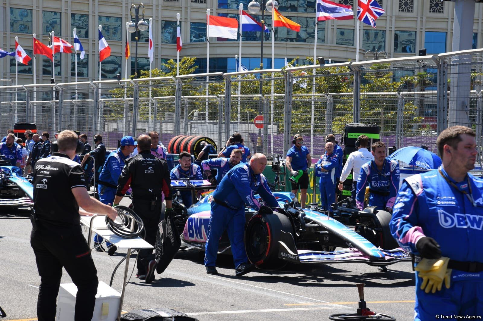 Final race of Formula 1 Azerbaijan Grand Prix takes palce in Baku  (PHOTO)