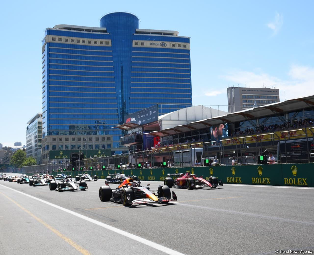 Final race of Formula 1 Azerbaijan Grand Prix takes palce in Baku  (PHOTO)