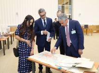 Вице-президент Фонда Гейдара Алиева Лейла Алиева приняла участие в открытии выставки «Мои моря, мои океаны» в Женеве (ФОТО)