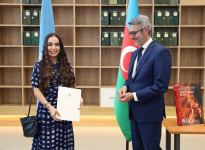 Вице-президент Фонда Гейдара Алиева Лейла Алиева приняла участие в открытии выставки «Мои моря, мои океаны» в Женеве (ФОТО)