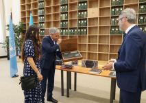 Вице-президент Фонда Гейдара Алиева Лейла Алиева приняла участие в открытии выставки «Мои моря, мои океаны» в Женеве (ФОТО)