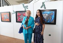 Вице-президент Фонда Гейдара Алиева Лейла Алиева приняла участие в открытии выставки «Мои моря, мои океаны» в Женеве (ФОТО)