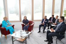 Вице-президент Фонда Гейдара Алиева Лейла Алиева приняла участие в открытии выставки «Мои моря, мои океаны» в Женеве (ФОТО)