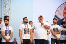 Baku hosts concert in honor of Azerbaijan's victory at European Championship (PHOTO)