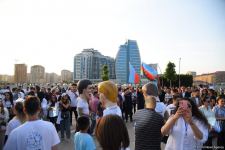 Baku hosts concert in honor of Azerbaijan's victory at European Championship (PHOTO)