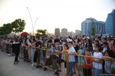Baku hosts concert in honor of Azerbaijan's victory at European Championship (PHOTO)