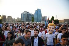 Baku hosts concert in honor of Azerbaijan's victory at European Championship (PHOTO)