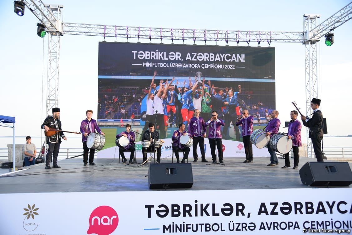 Baku hosts concert in honor of Azerbaijan's victory at European Championship (PHOTO)
