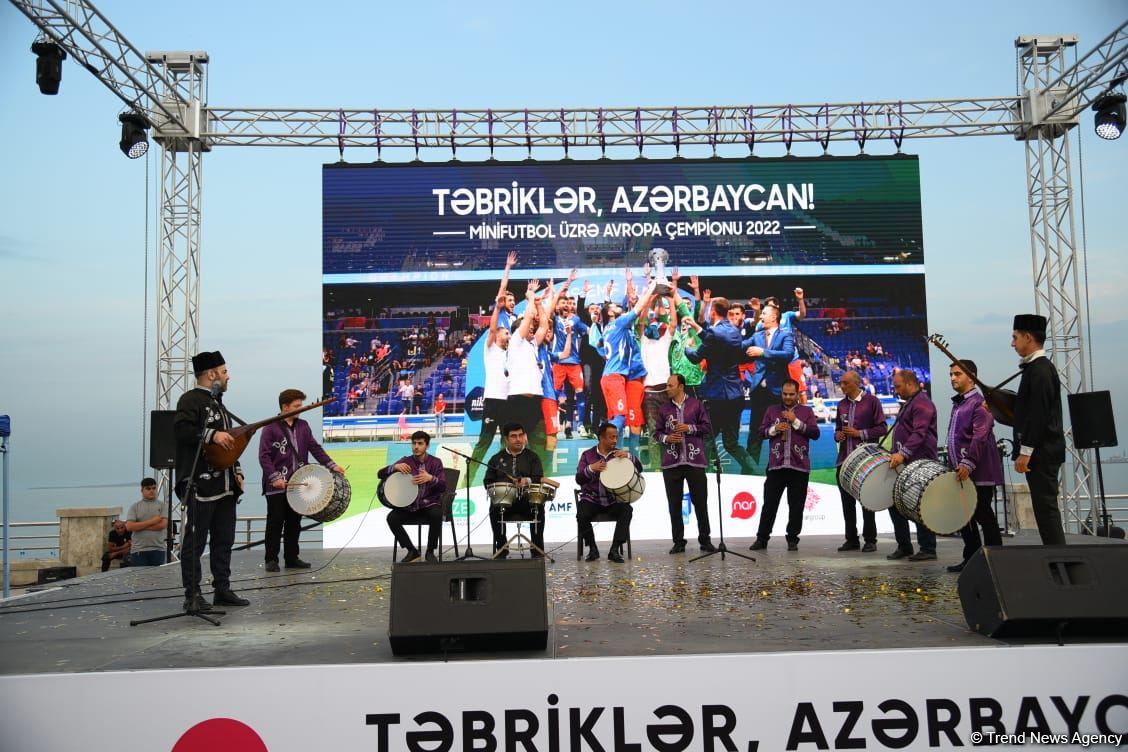 Baku hosts concert in honor of Azerbaijan's victory at European Championship (PHOTO)
