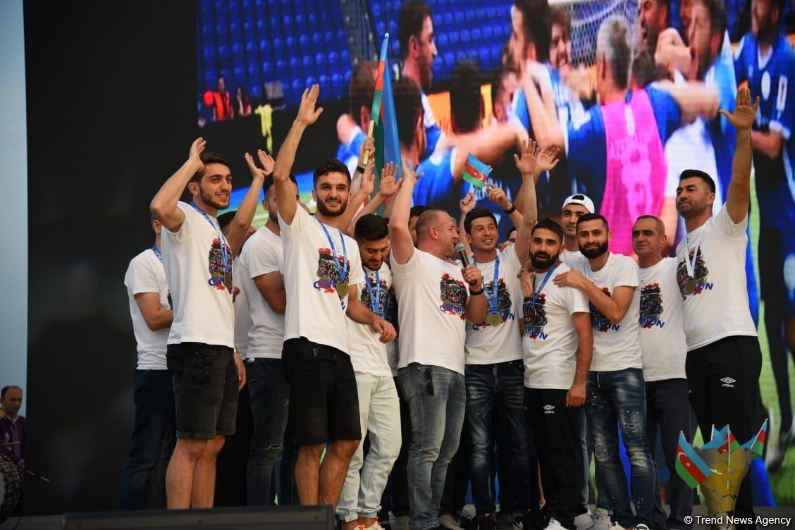 Baku hosts concert in honor of Azerbaijan's victory at European Championship (PHOTO)