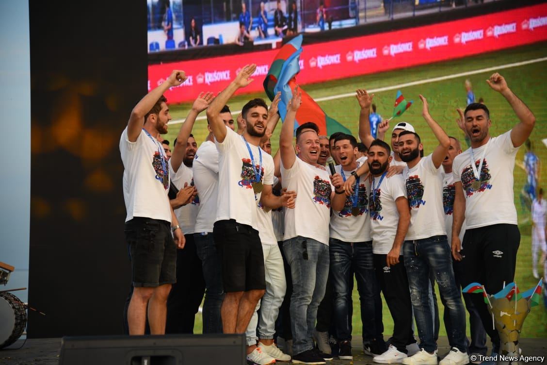 Baku hosts concert in honor of Azerbaijan's victory at European Championship (PHOTO)