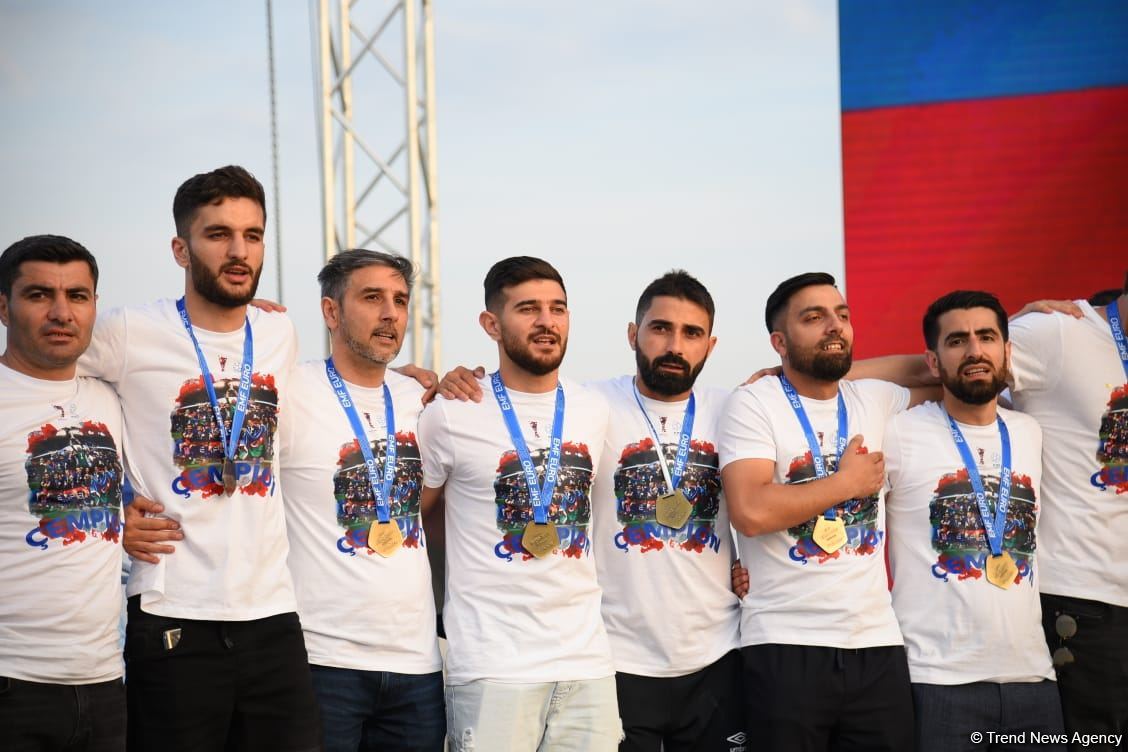 Baku hosts concert in honor of Azerbaijan's victory at European Championship (PHOTO)