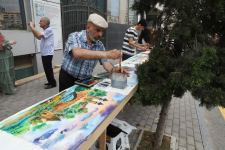 Под открытым небом Баку 20 художников создали одно удивительное произведение, посвященное городу Шуша  (ФОТО)