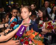Azerbaijani gymnasts return from European Championship in Israel with four medals (PHOTO)