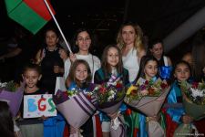 Azerbaijani gymnasts return from European Championship in Israel with four medals (PHOTO)