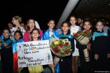 Azerbaijani gymnasts return from European Championship in Israel with four medals (PHOTO)