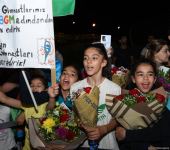 Azerbaijani gymnasts return from European Championship in Israel with four medals (PHOTO)
